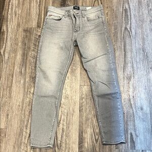 Hudson Jeans Light Gray Skinny Jeans